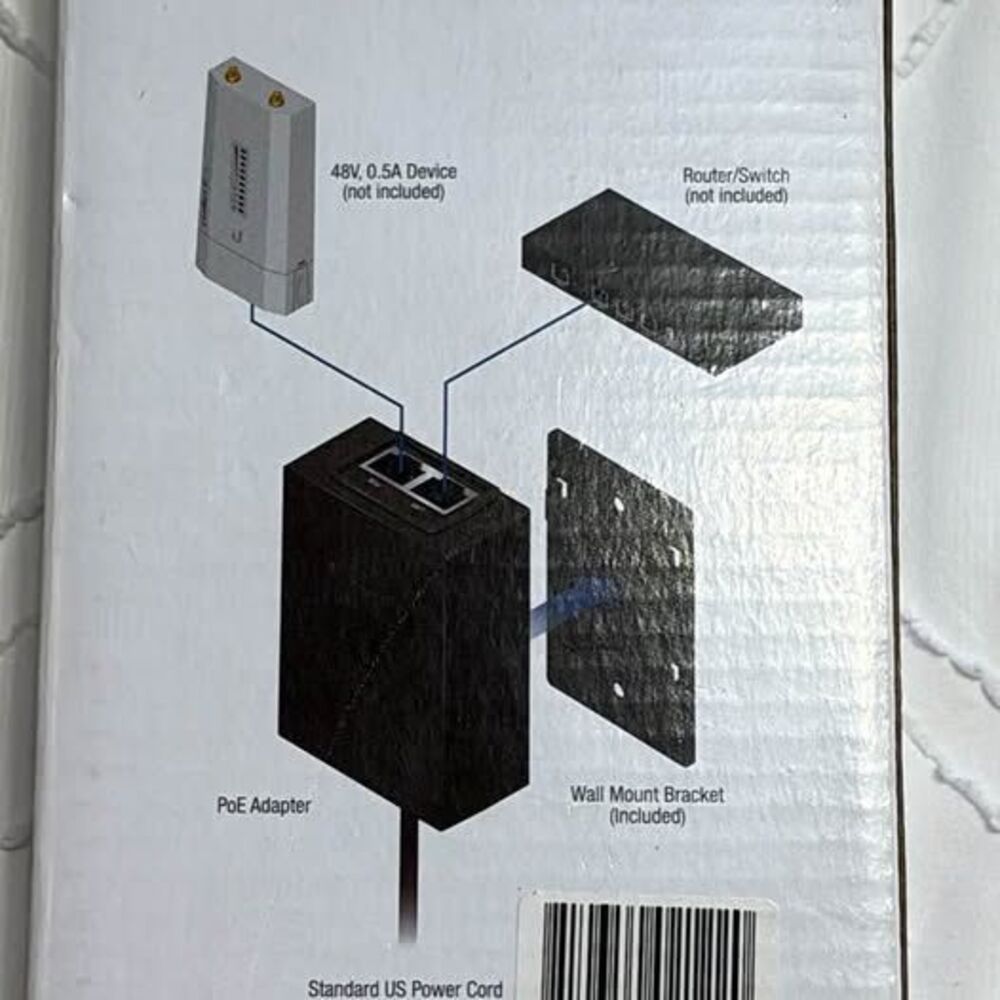 Ubiquiti Networks POE-48-24W-G 48V PoE adapter